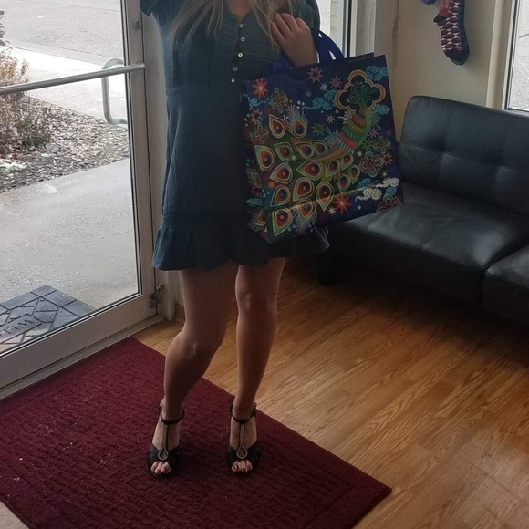 Pleaser Fabulicious Black Satin Elegant He… - Picture 2 of 13